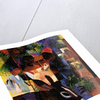 Market in Tunis, 1914 by August Macke