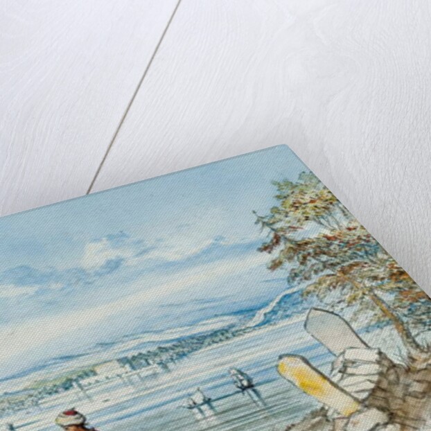 View in the Dardanells, 1869 by W. H. Wrench