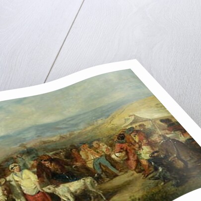 A sketch for 'A Scotch Fair', 1842 by John Phillip