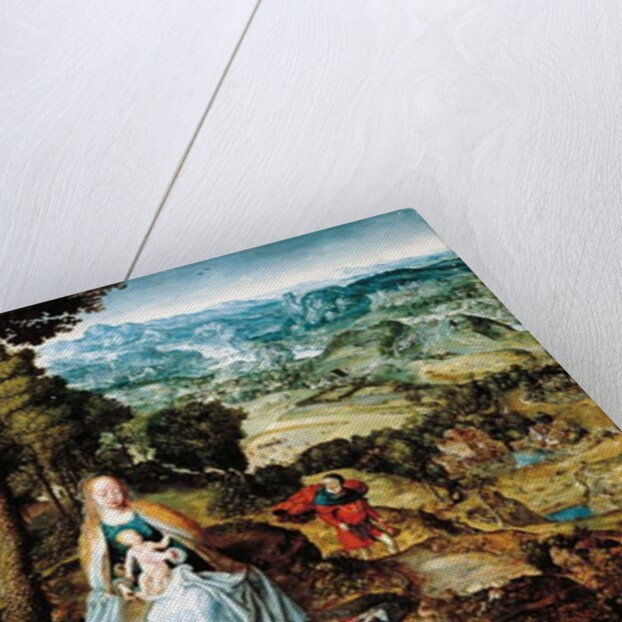 An extensive landscape with The Rest on the Flight to Egypt, Antwerp school, c.1520 by Flemish School