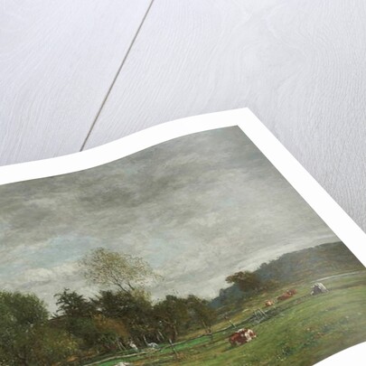 Pasture near Honfleur, 1864 by Eugene Louis Boudin