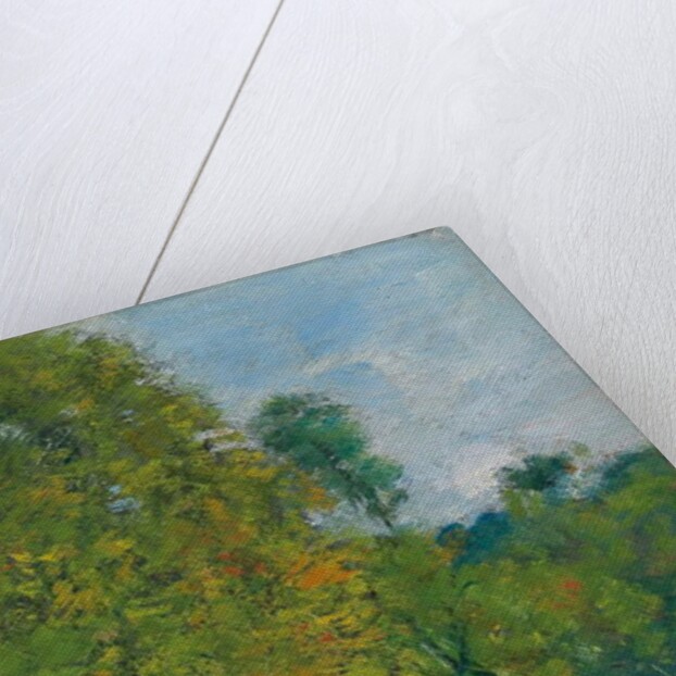 Garden at Fervaques, 1872 by Eugene Louis Boudin