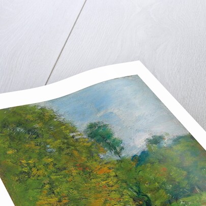 Garden at Fervaques, 1872 by Eugene Louis Boudin