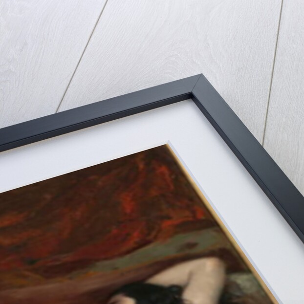 Reclining female nude, 1862 by Gustave Courbet