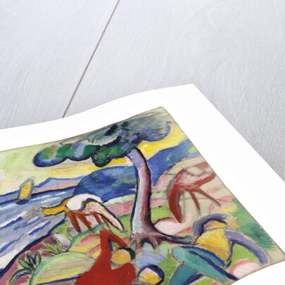 Sleeping Riders, 1910 by August Macke