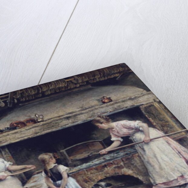 Inside a bakery, 1885 by Gustaf Olaf Cederstrom