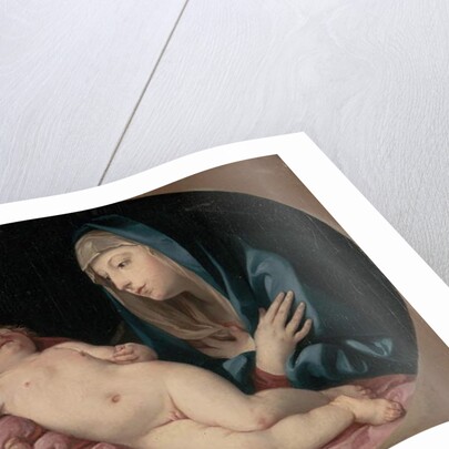 The Madonna adoring the sleeping Child by Guido Reni