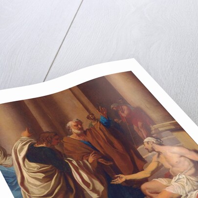 Saint Peter Healing the Lame by Claude-Guy Halle