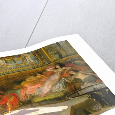 New Arrival at the Harem, Thebes, 18th Dynasty, c.1890 by Georges Marie Rochegrosse