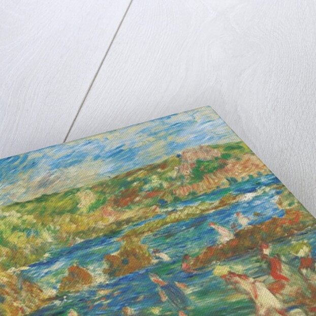 Enfants sur la plage Guernsey, c.1883 by Pierre Auguste Renoir