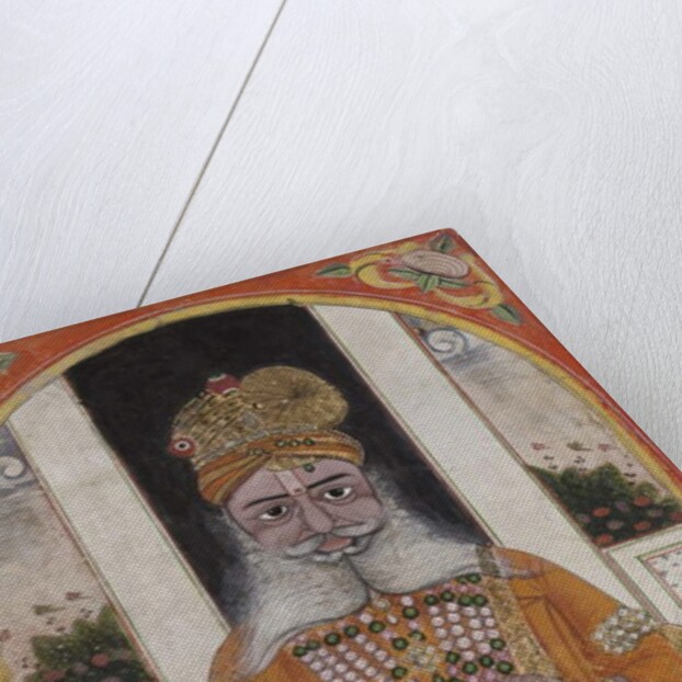 Maharaja Sardar Singh, ruler of Bikaner, 1851-71 by Indian School