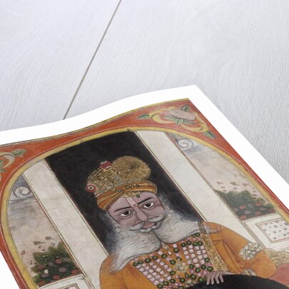 Maharaja Sardar Singh, ruler of Bikaner, 1851-71 by Indian School