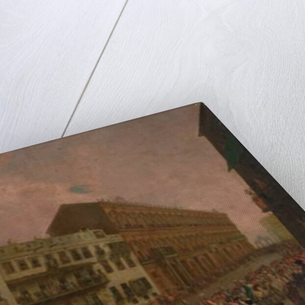 The Carnival in Naples in 1778, with the 'Cavalcata turca' parading through the Largo di Palazzo, c.1778 by Pietro Fabris