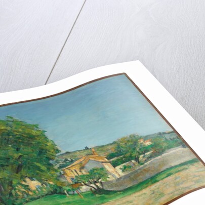 Chestnut trees and farm at Jas de Bouffan, c.1876 by Paul Cezanne