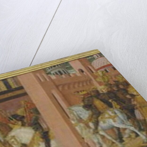 The Story of Trajan and the Widow, panel from a cassone, c.1450 by Giovanni di Ser Giovanni Scheggia