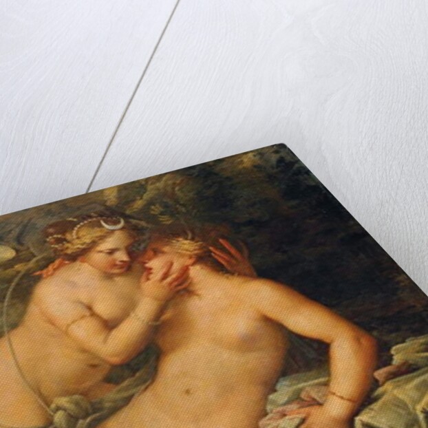 Jupiter in the guise of Diana and the nymph Callisto by Pietro Liberi
