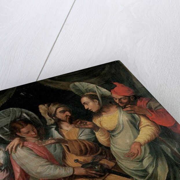 A scene from the Commedia dell'Arte by Franco-Flemish School