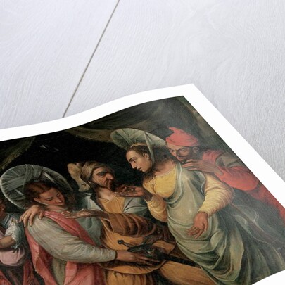 A scene from the Commedia dell'Arte by Franco-Flemish School