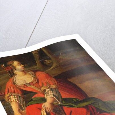 Four-fold double-sided screen, c.1700 by Anglo-Flemish School