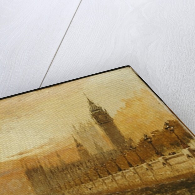 View of Westminster from the Thames by Claude T. Stanfield Moore