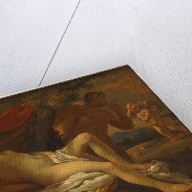 Jupiter and Antiope by Nicolas Poussin