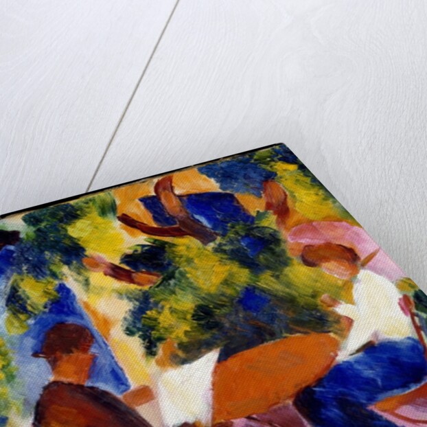 At the Garden Table, 1914 by August Macke