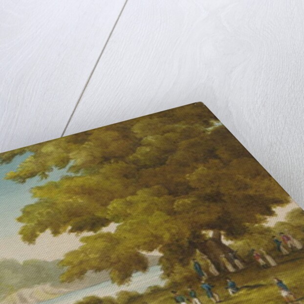 The Fountain of the Bashaw, Santa Maura, Greece by Captain George Francis Lyon