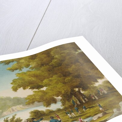 The Fountain of the Bashaw, Santa Maura, Greece by Captain George Francis Lyon