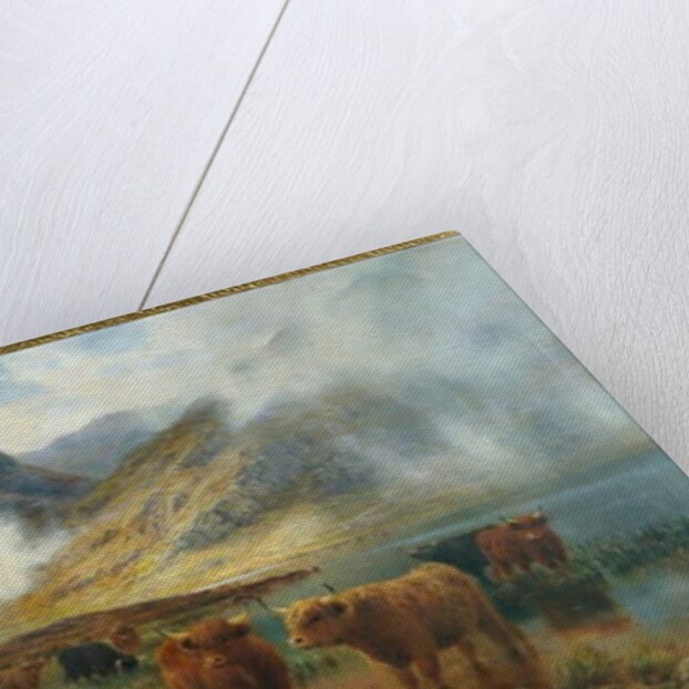 By Loch Treachlan, Glencoe, Morning Mists, 1907 by Louis Bosworth Hurt