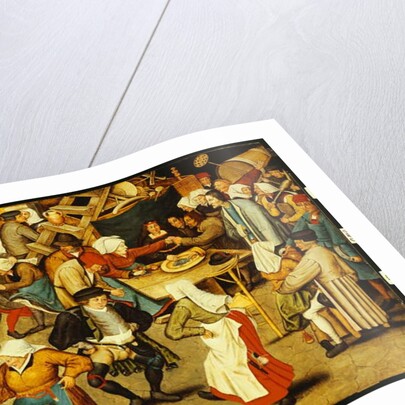 The Indoor Wedding Dance by Pieter the Younger Brueghel
