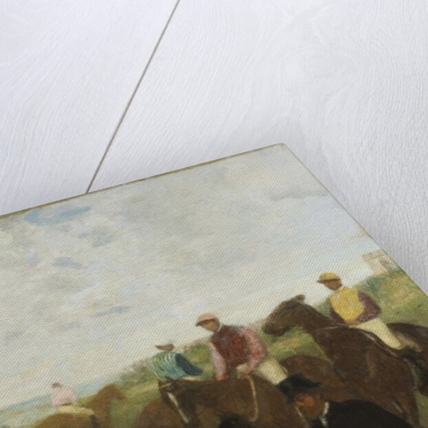 Jockeys at the Racecourse by Edgar Degas