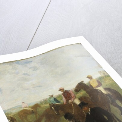 Jockeys at the Racecourse by Edgar Degas
