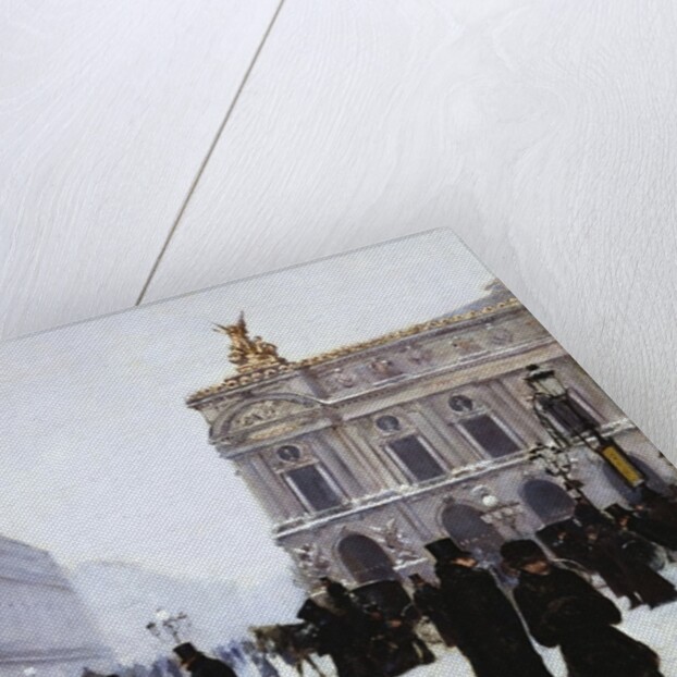 Outside the Opera, Paris, 1879 by Jean Beraud