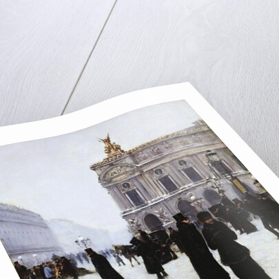 Outside the Opera, Paris, 1879 by Jean Beraud