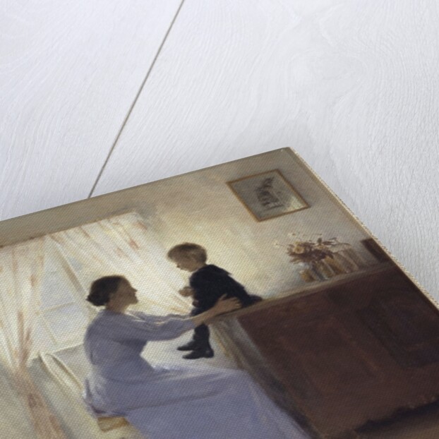 A Mother and Child in an Interior, 1898 by Peter Vilhelm Ilsted