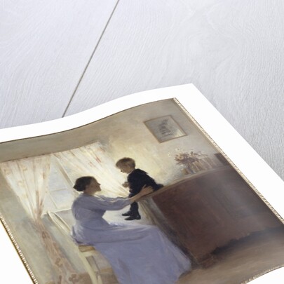 A Mother and Child in an Interior, 1898 by Peter Vilhelm Ilsted