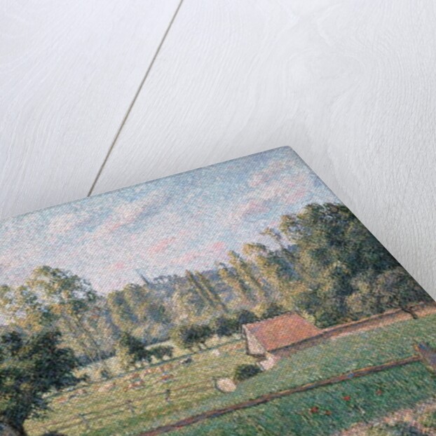 Prairie at Eragny, 1889 by Camille Pissarro