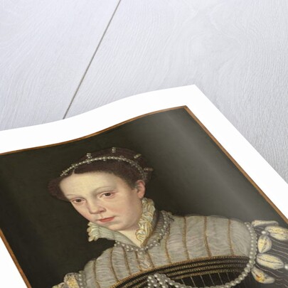 Elisabeth of Valois, Queen of Spain by Francois Clouet