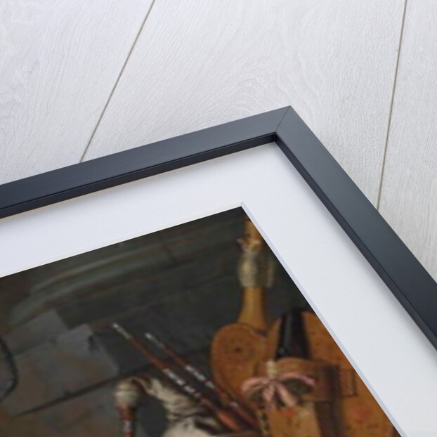 A globe, a casket of jewels and medallions, books, a hurdy-gurdy... by Edwaert Colyer or Collier