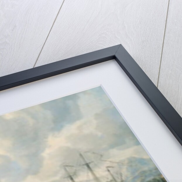 A capriccio of a Mediterranean harbour with merchants, an elegant couple on the quayside, before a statue of Hope and a baroque church, a lighthouse, a Dutch man-o-war, and other shipping beyond, 1700 by Adriaen Verdoel