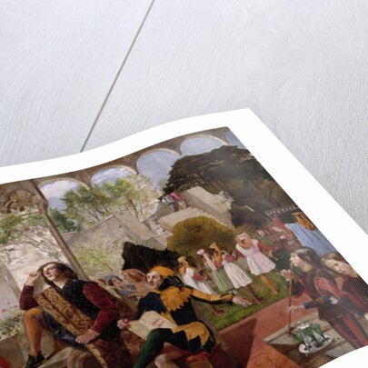 Twelfth Night, Act II, Scene IV by Walter Howell Deverell