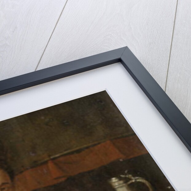 A woman smoking a pipe at a table by Edwaert Colyer or Collier