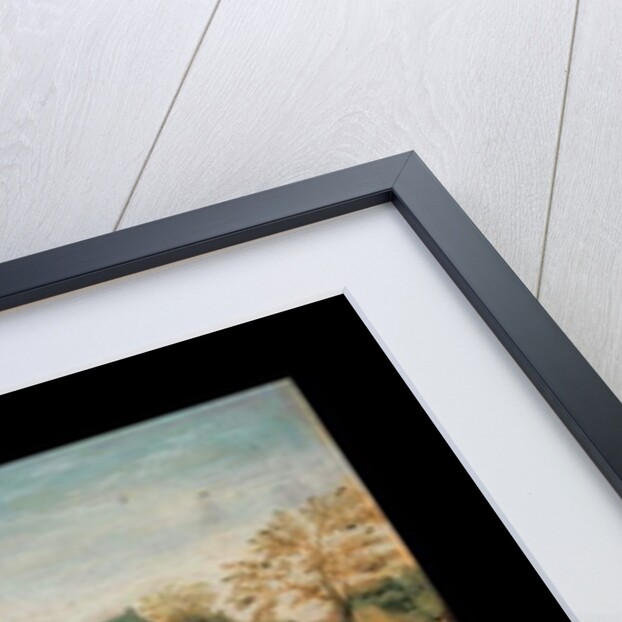 A village landscape with farmers conversing in the foreground, 1634 by Pieter the Younger Brueghel