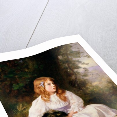 Heather, portrait of a girl by William Robert Symonds