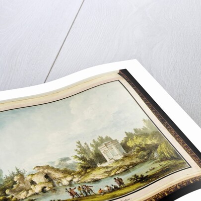 Vue du Belvédère et du Rocher, from Recueil des plans du Petit Trianon by Richard Mique, 1781 by Claude Louis Chatelet