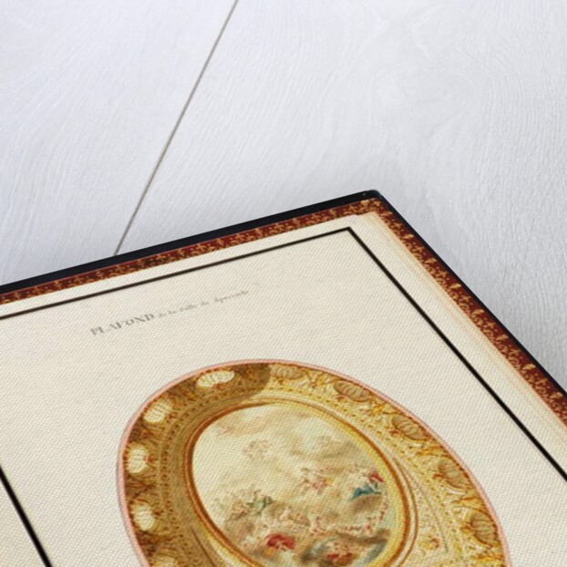 Plafond de la salle de spectacle, from Recueil des plans du Petit Trianon by Richard Mique, 1781 by Richard Mique