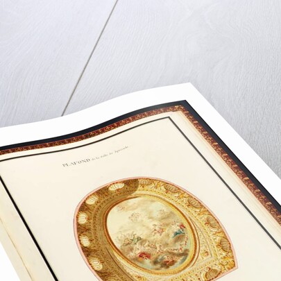 Plafond de la salle de spectacle, from Recueil des plans du Petit Trianon by Richard Mique, 1781 by Richard Mique