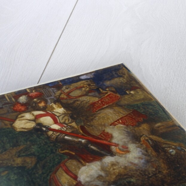 St. George slaying the dragon, 1908 by John Byam Liston Shaw