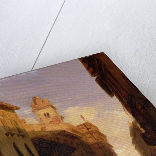 View of Prince Maffei's Palace, Verona, c.1826-27 by Richard Parkes Bonington