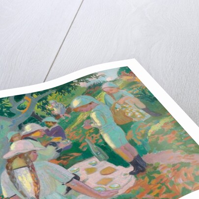 Le goûter sous les châtaigniers, 1914 by Maurice Denis